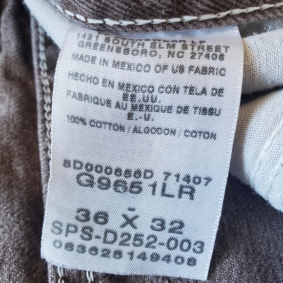 Wrangler Denim Jeans Men's 36 X 32 Brown Straight Leg Western Cowboy Work Wear - Picture 4 of 10